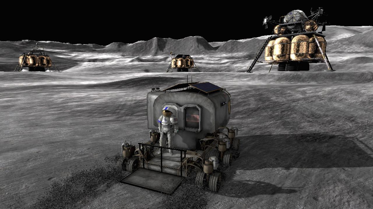A picture of Moonbase Alpha