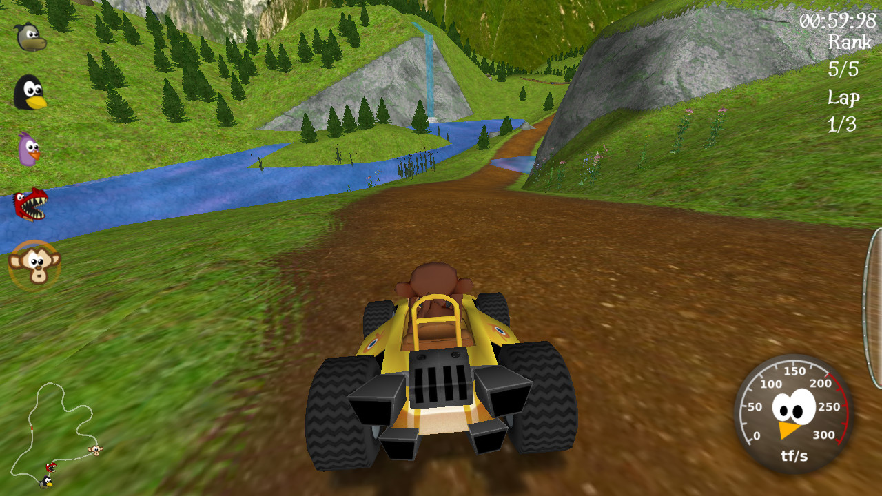 A picture of SuperTuxKart