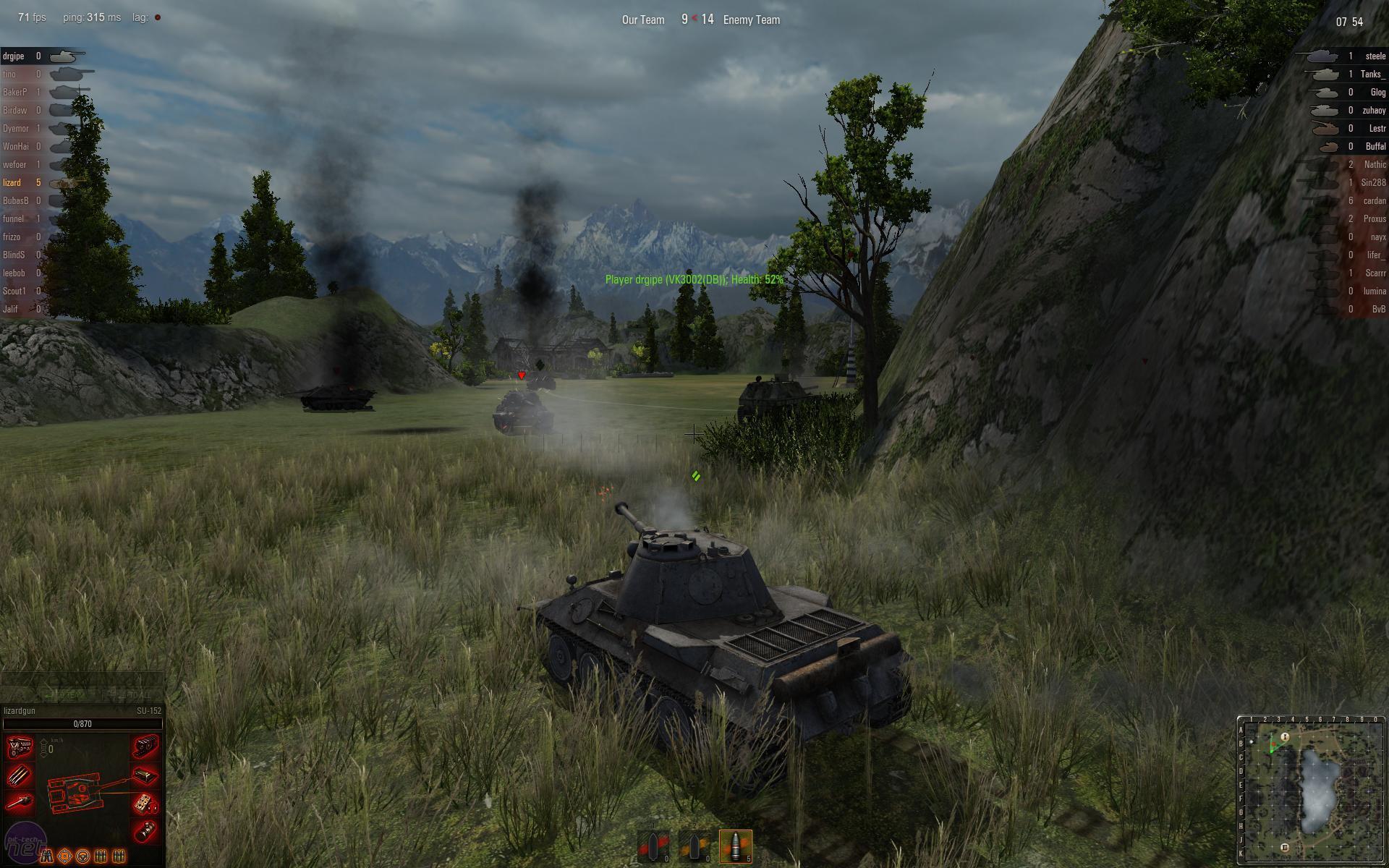 A picture of World of Tanks